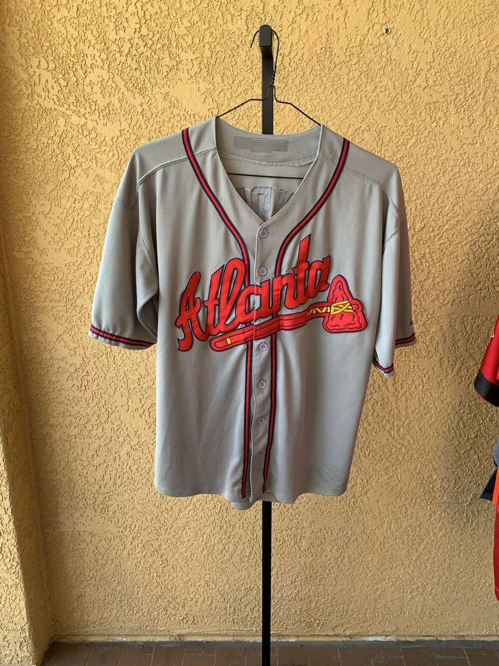 Majestic Atlanta Braves Deion Sanders 24 Baseball Jersey